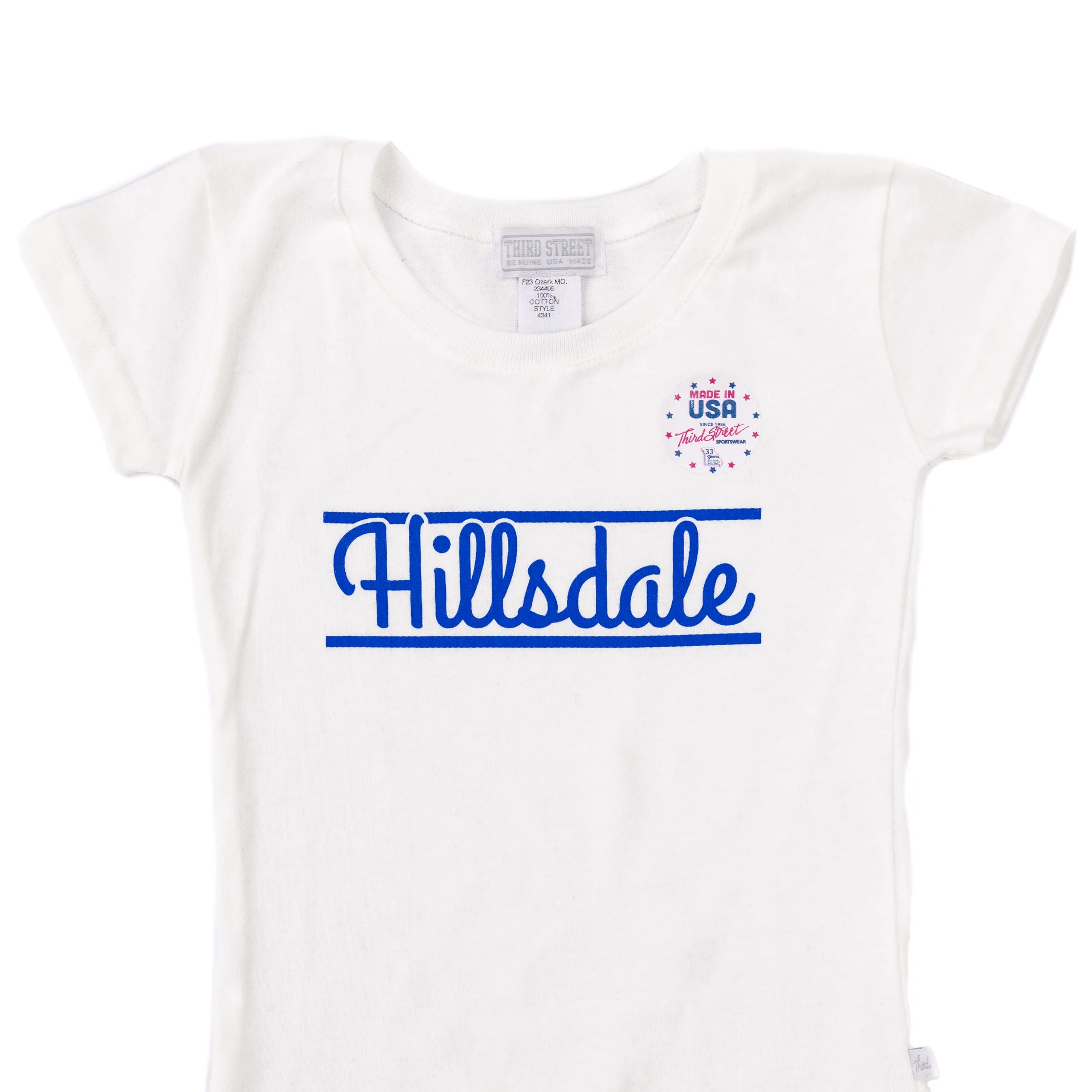 Girls Fitted Cotton Tee - Image 5